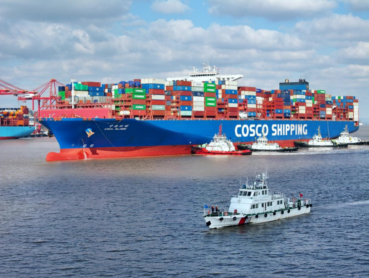 全国初创！宁波舟山港“双通路”时期正式开启，超大型船舶通畅能力预计提升50%