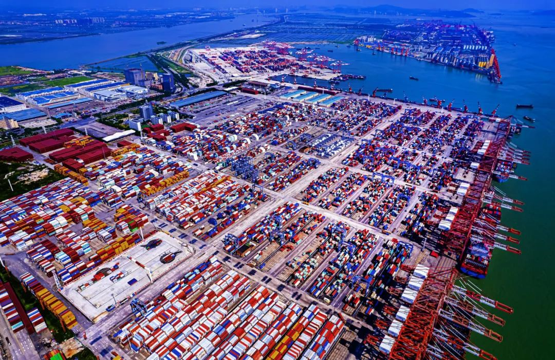 集装箱海运航运业走向正；穆仿菲獒黄